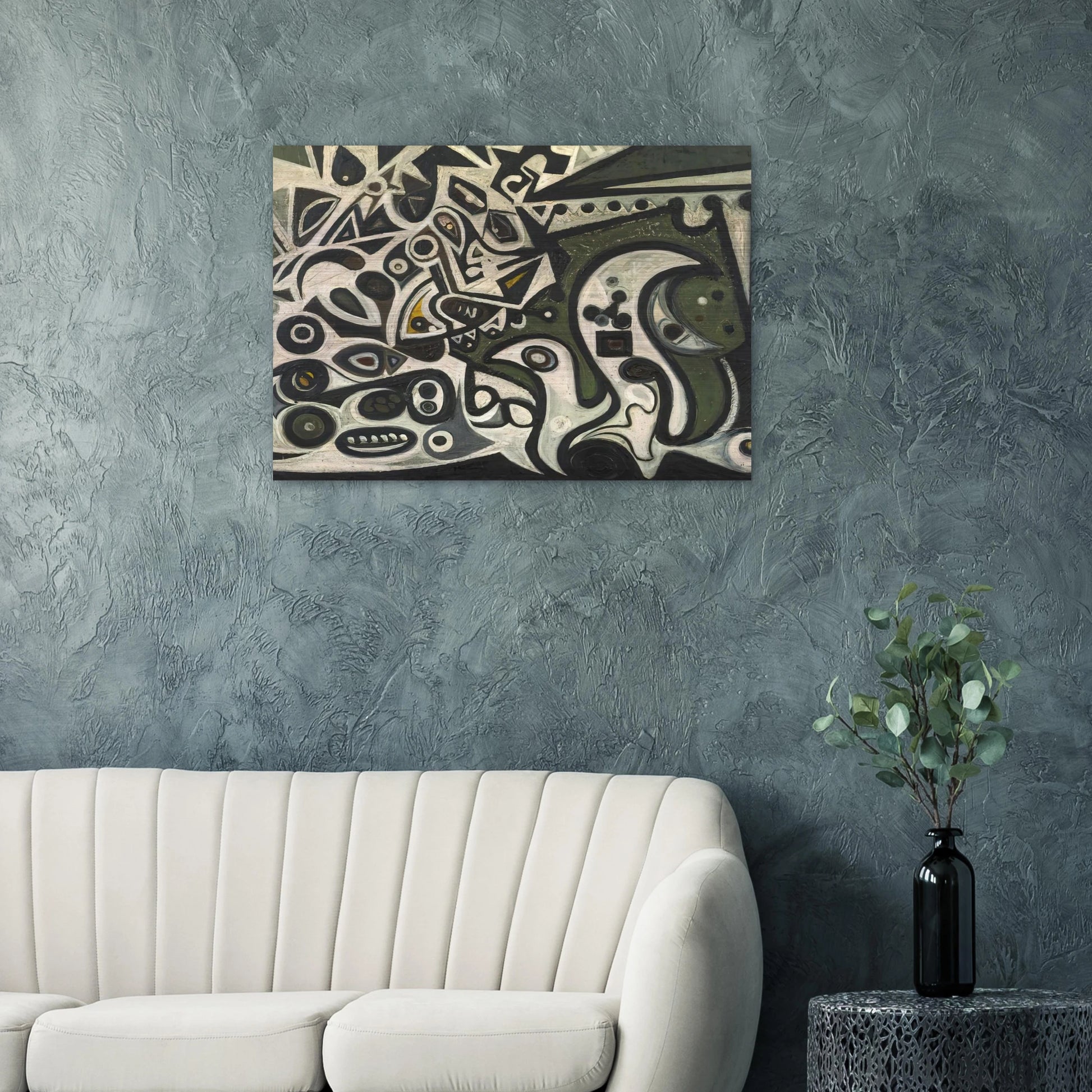 River Metamorphosis - Richard Pousette-Dart Brushed Aluminum Print - 70x100 cm / 28x40 inches | Richard Pousette-Dart Aluminum Print | Richard Pousette-Dart Prints