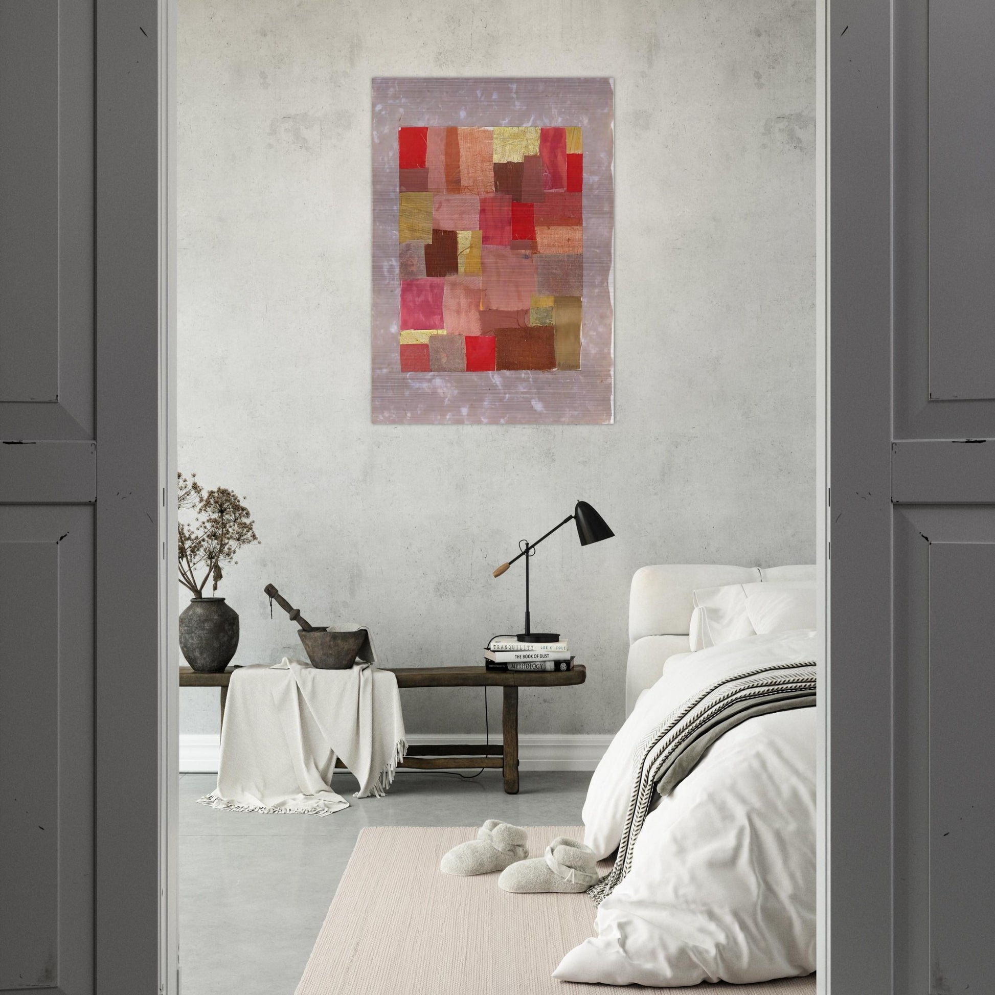 Number 587 - 1952 - Anne Ryan Brushed Aluminum Print - 70x100 cm / 28x40 inches | Anne Ryan Aluminum Print | Anne Ryan Prints