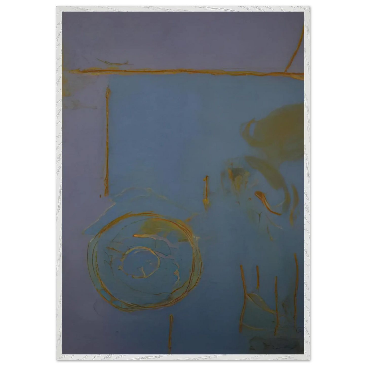 Helen Frankenthaler - Guadalupe - 1989 Wall art - A3 (29.7 x 42  cm) - Premium Wooden Framed Poster With Fine Art Paper - Wood frame