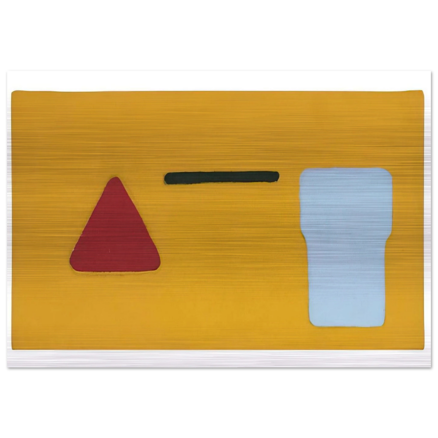 Foley - 1967 - Ron Gorchov Brushed Aluminum Print - 70x100 cm / 28x40 inches | Ron Gorchov Aluminum Print | Ron Gorchov Prints