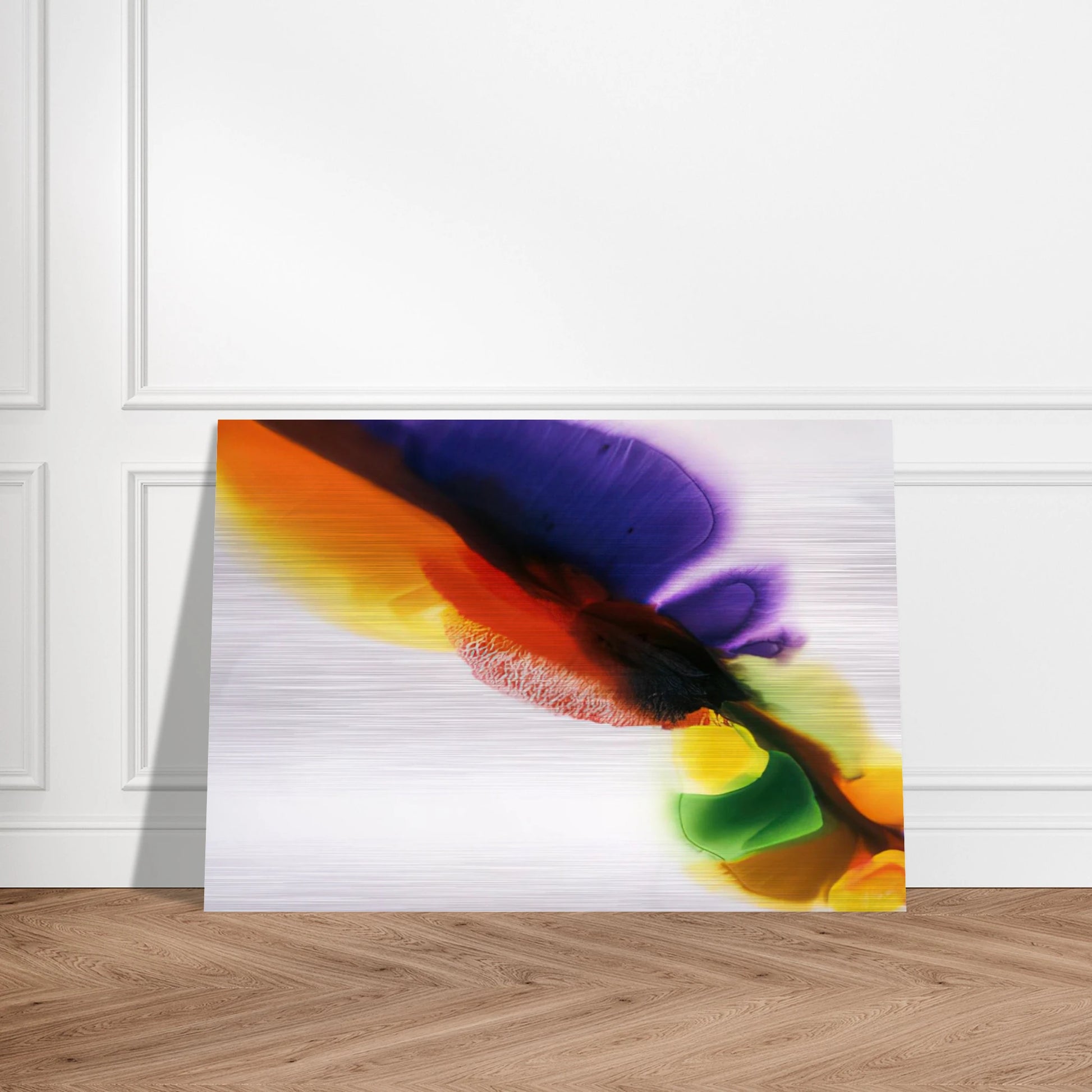 Phenomena Tibetan Flange - 1973 - Paul Jenkins Brushed Aluminum Print - 70x100 cm / 28x40 inches | Paul Jenkins Aluminum Print | Paul Jenkins Prints