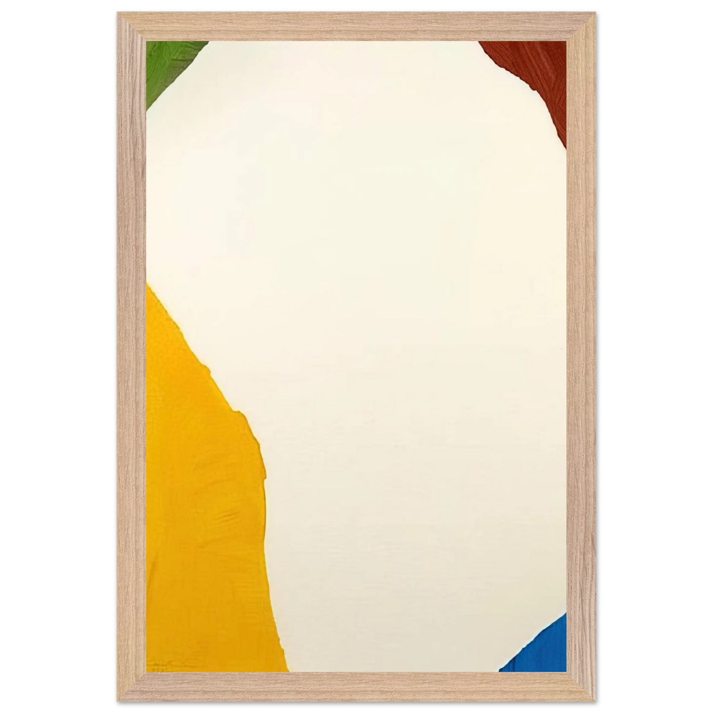 Helen Frankenthaler - Wind Directions - 1970 Wall art - 70x100 cm / 28x40 inches - Premium Wooden Framed Poster With Fine Art Paper-canvas - Black frame