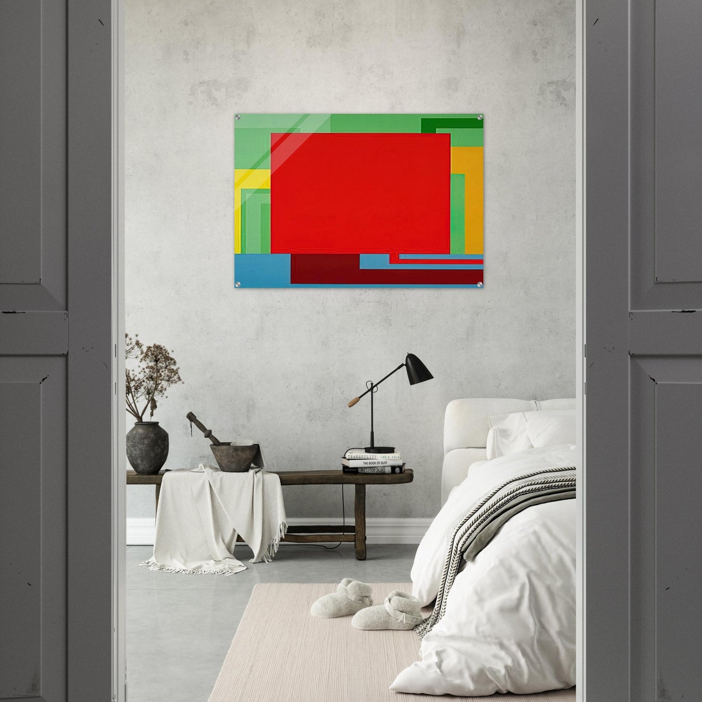 Soul Control - 1991 - Peter Halley Acrylic Print - 70x100 cm / 28x40″ inches