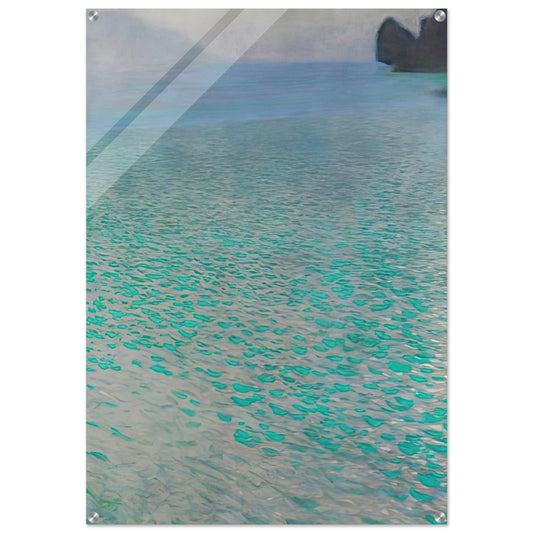 ATTERSEE 1900 - Gustav Klimt Acrylic Print - 70x100 cm / 28x40″ inches