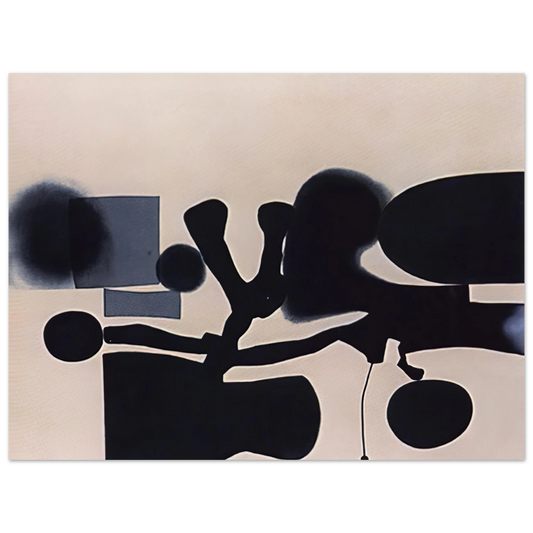 Victor Pasmore - Harmony of Opposites - 1986  75x100 cm / 30x40inches Fine Art Poster