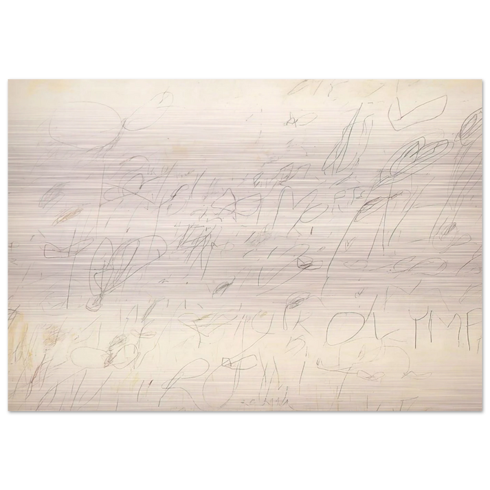 Olympia - Cy Twombly Brushed Aluminum Print - 70x100 cm / 28x40 inches | Cy Twombly Aluminum Print | Cy Twombly Prints