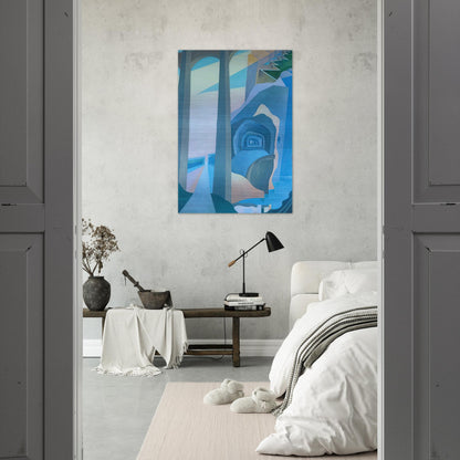 Synthesis of Overland Communications - 1933 - 1934 Palermo, Sicily, Italy - Benedetta Cappa Brushed Aluminum Print - 70x100 cm / 28x40 inches | Benedetta Cappa Aluminum Print | Benedetta Cappa Prints