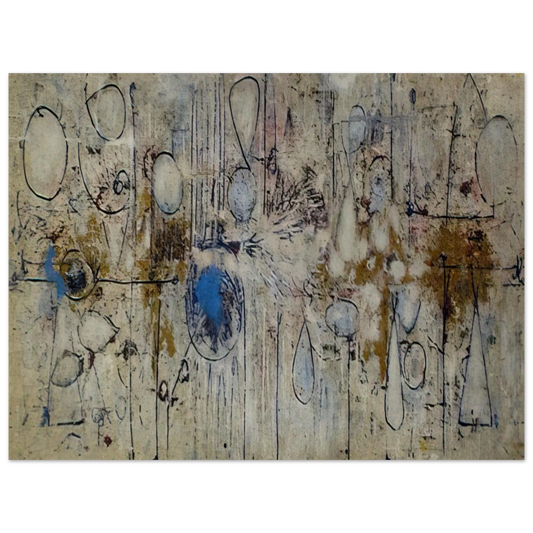 Richard Pousette-Dart - By the Sea - 1957  75x100 cm / 30x40inches Fine Art Poster
