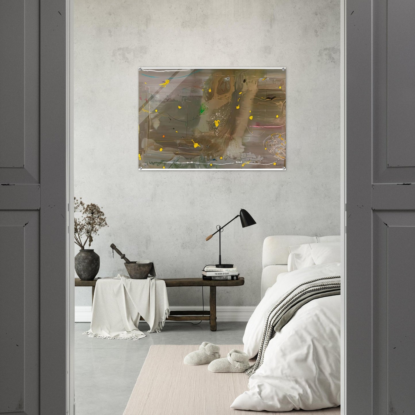 Halley’s Comet, 1985- - Helen Frankenthaler Acrylic Print - 70x100 cm / 28x40″ inches