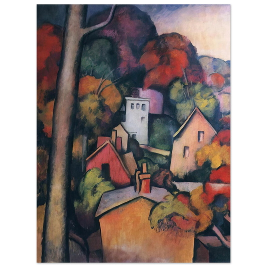 Thomas Hart Benton - UPPER MANHATTAN  75x100 cm / 30x40inches Fine Art Poster