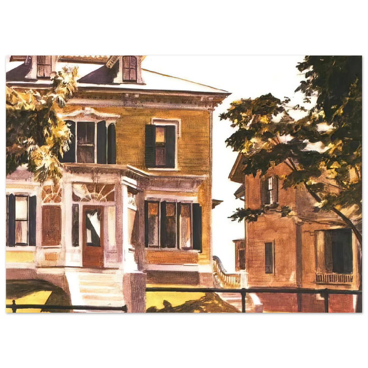Edward Hopper - Davis House Fine Art Poster
