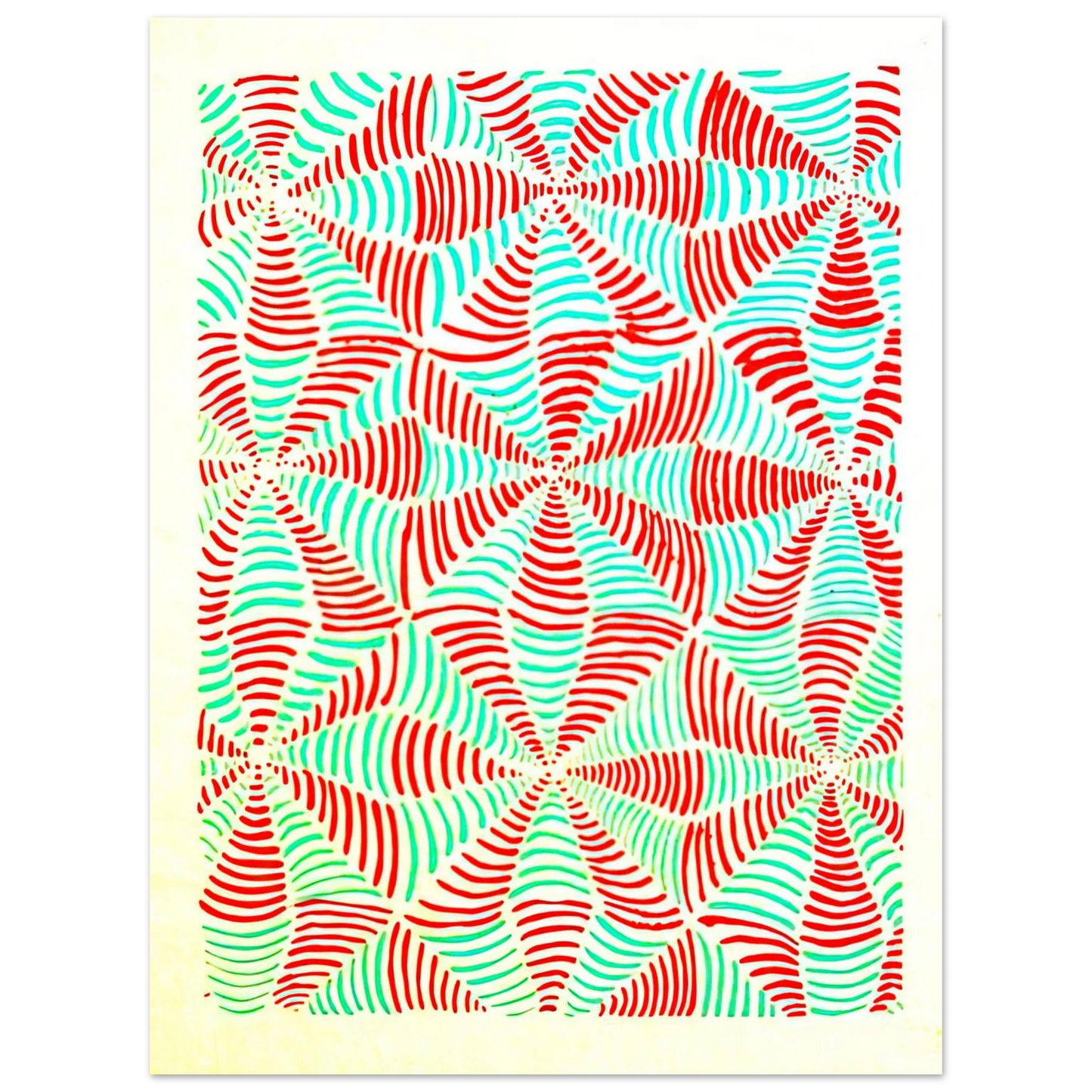 Sonia Delaunay - COMPOSITION 16  75x100 cm / 30x40inches Fine Art Poster