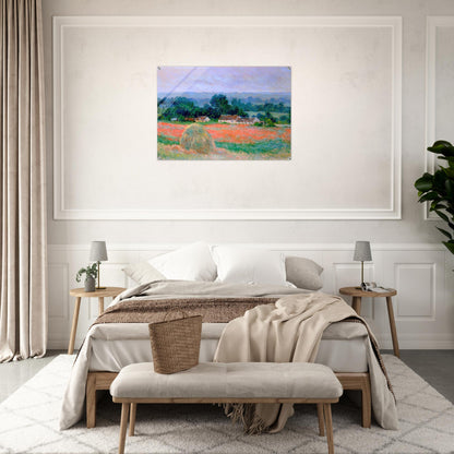 Haystack at Giverny - claude monet Acrylic Print - 70x100 cm / 28x40″ inches