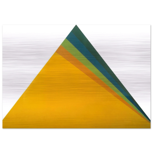 Green Sound - 1964 - Jeremy Moon Brushed Aluminum Print - 70x100 cm / 28x40 inches | Jeremy Moon Aluminum Print | Jeremy Moon Prints