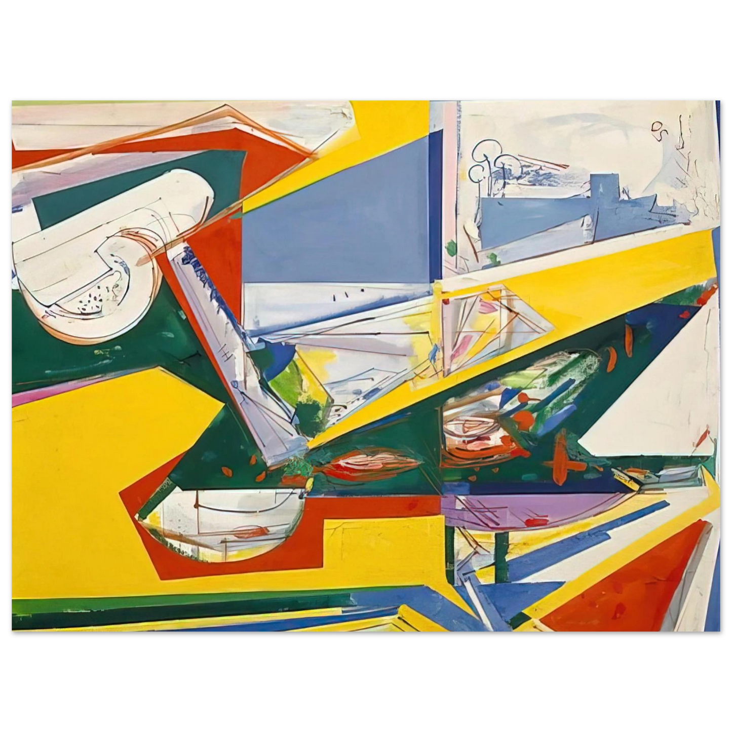 Hans Hofmann - The Window  75x100 cm / 30x40inches Fine Art Poster