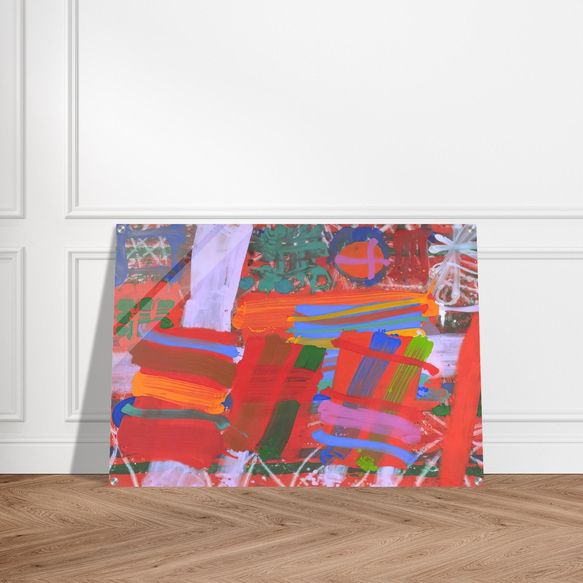 St. Germain - 1995 - Albert Irvin Acrylic Print - 70x100 cm / 28x40″ inches