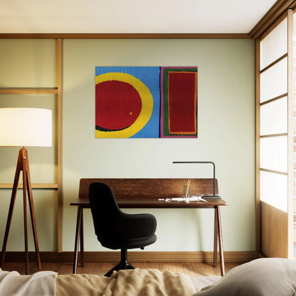 Composition - Al Held Brushed Aluminum Print - 70x100 cm / 28x40 inches | Al Held Aluminum Print | Al Held Prints