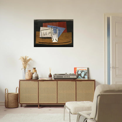 Still life - 1921 - Pablo Picasso Brushed Aluminum Print - 70x100 cm / 28x40 inches | Pablo Picasso Aluminum Print | Pablo Picasso Prints