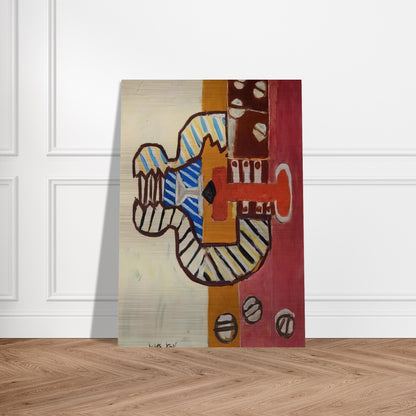 THE VALVE 1954 - Roy Lichtenstein Brushed Aluminum Print - 70x100 cm / 28x40 inches | Roy Lichtenstein Aluminum Print | Roy Lichtenstein Prints