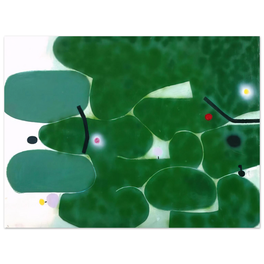 Victor Pasmore - The Green Earth - 1980  75x100 cm / 30x40inches Fine Art Poster