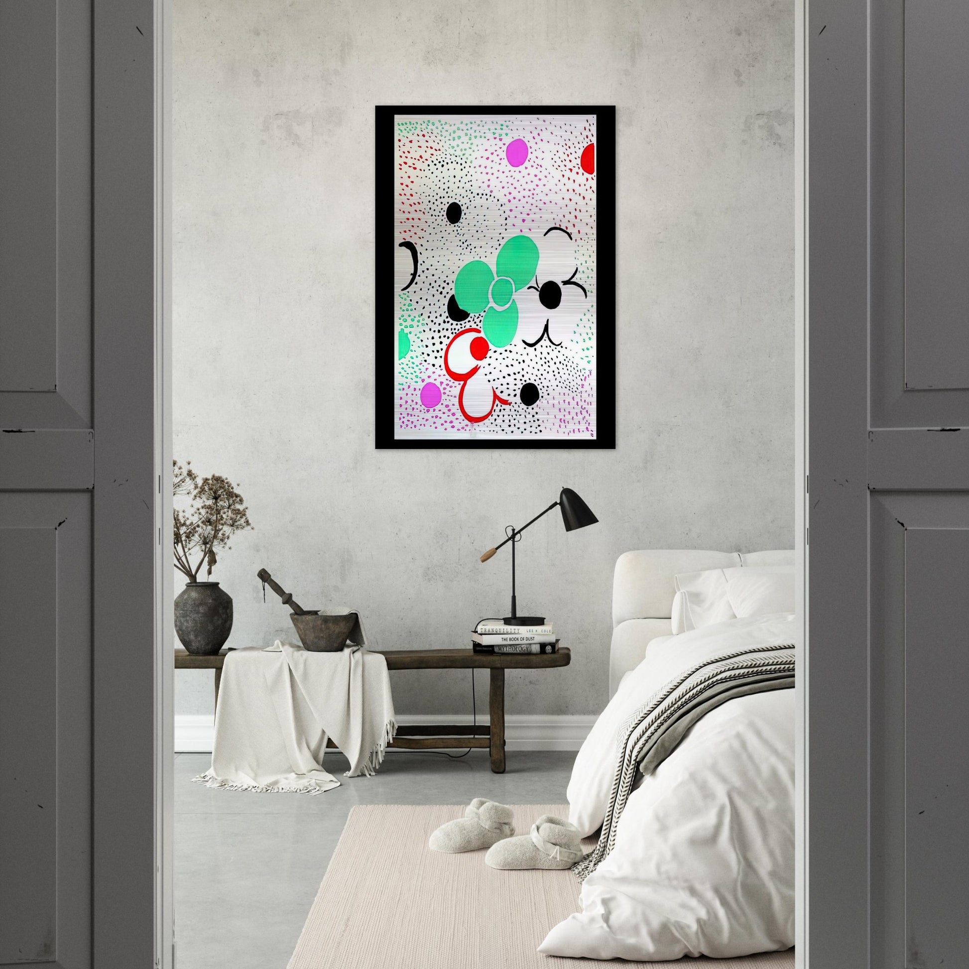 COMPOSITION - Sonia Delaunay Brushed Aluminum Print - 70x100 cm / 28x40 inches | Sonia Delaunay Aluminum Print | Sonia Delaunay Prints
