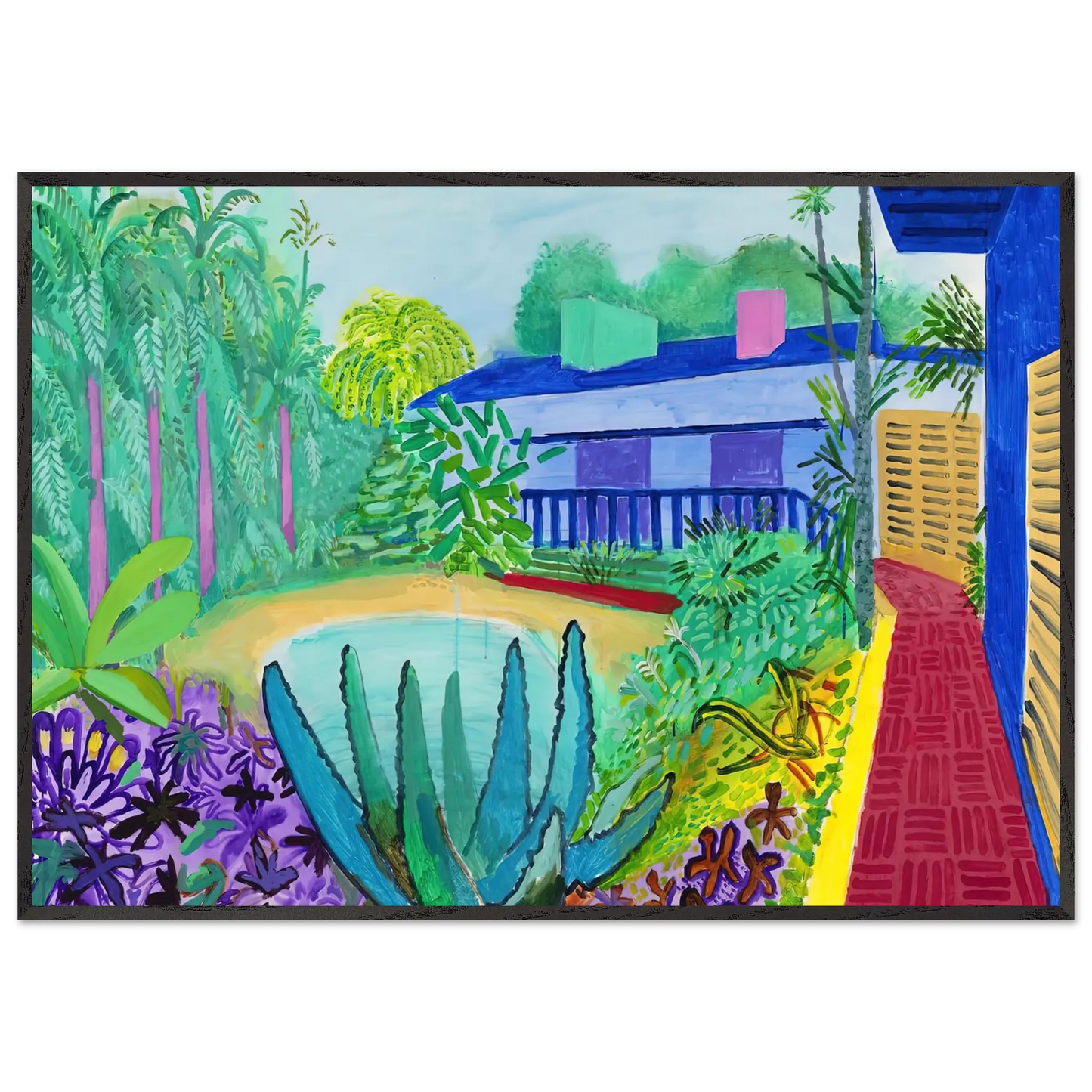 David Hockney - David Hockney Wall art - 75x100 cm / 30x40 Inches - Fine Art Poster - -