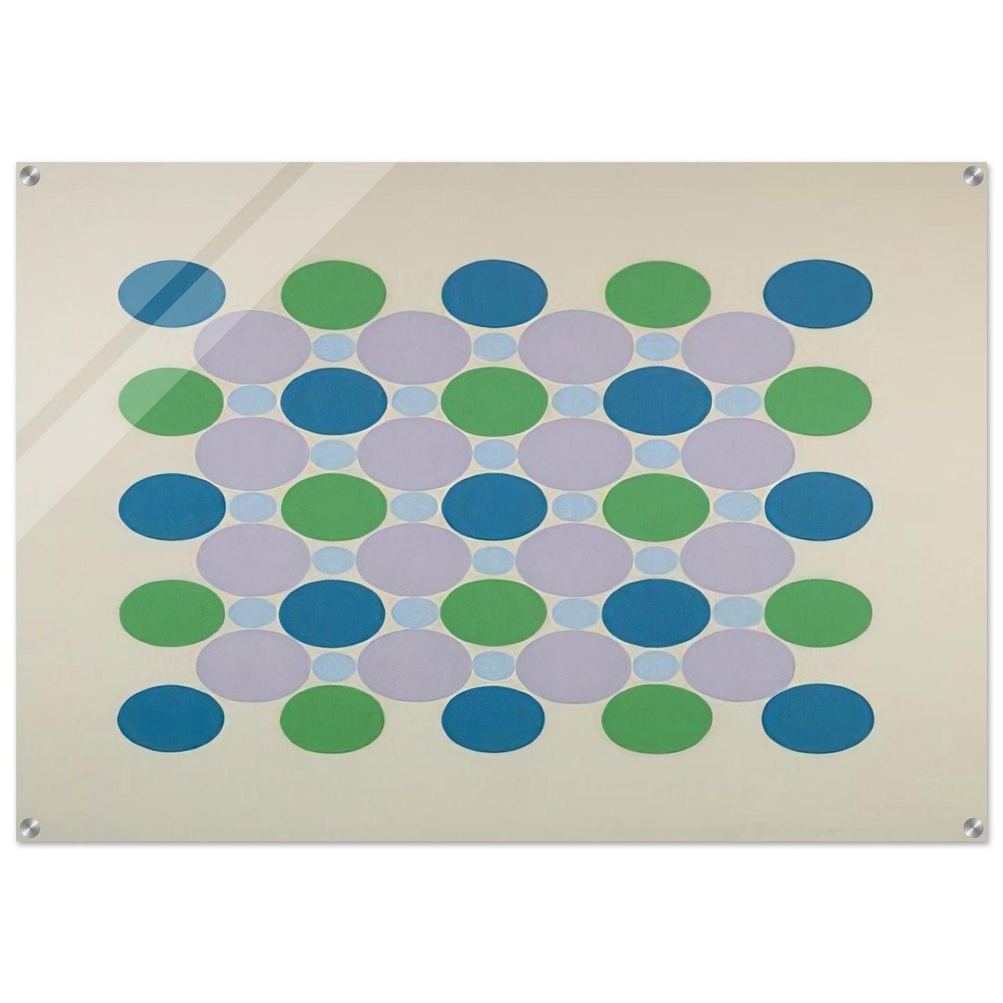 Four Blue Five - 1962 - Thomas Downing Acrylic Print - 70x100 cm / 28x40″ inches