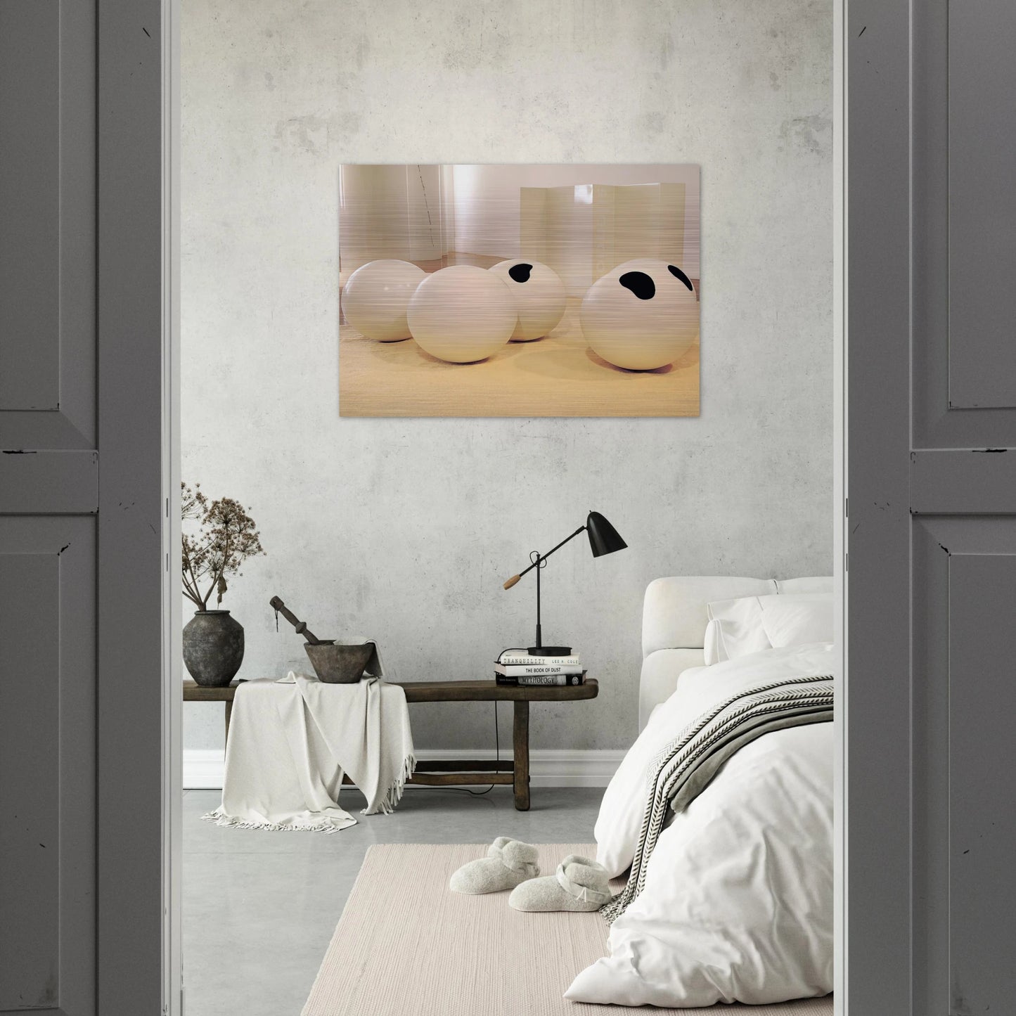 Balls - 2001 - Lygia Pape Brushed Aluminum Print - 70x100 cm / 28x40 inches | Lygia Pape Aluminum Print | Lygia Pape Prints