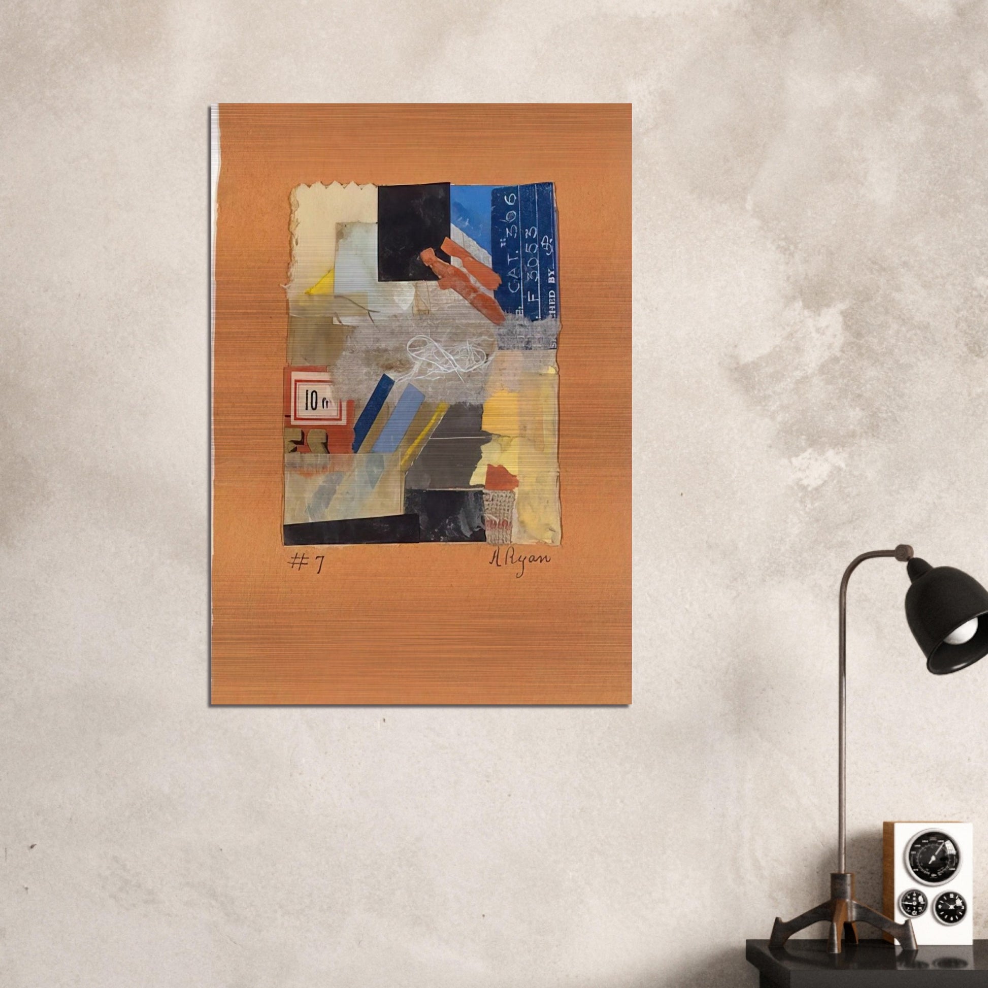 Number 7 - 1948 - Anne Ryan Brushed Aluminum Print - 70x100 cm / 28x40 inches | Anne Ryan Aluminum Print | Anne Ryan Prints