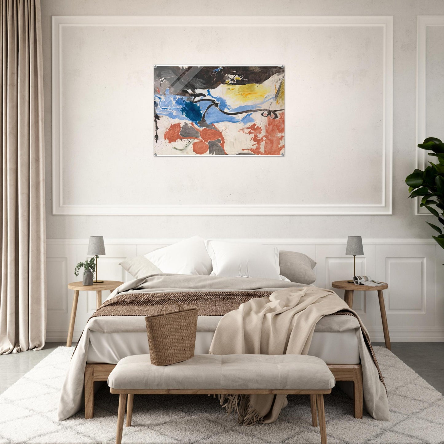 Hotel Cro-Magnon, 1958- - Helen Frankenthaler Acrylic Print - 70x100 cm / 28x40″ inches