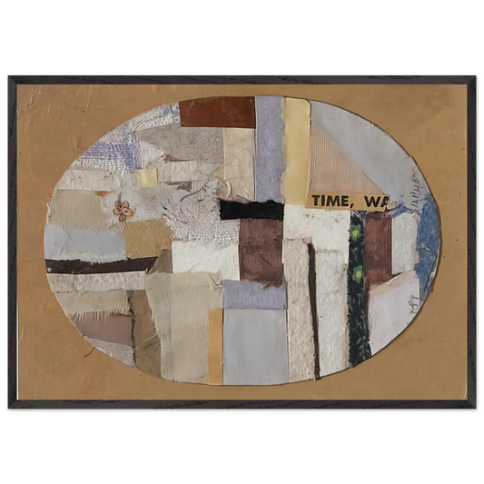 Number 159 - 1948 - Anne Ryan 70x100 cm / 28x40 inches Framed Art Print – Black Wooden Frame
