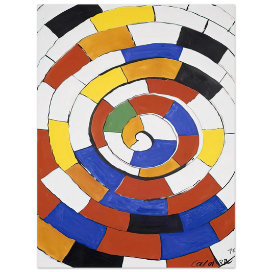 Alexander Calder - SPIRAL 1970 Fine Art Poster