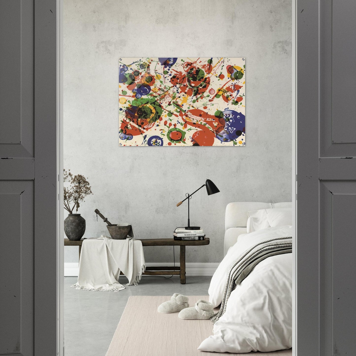 Untitled  from Pasadena Box   Lembark L60  - Sam Francis Acrylic Print - 70x100 cm / 28x40″ inches