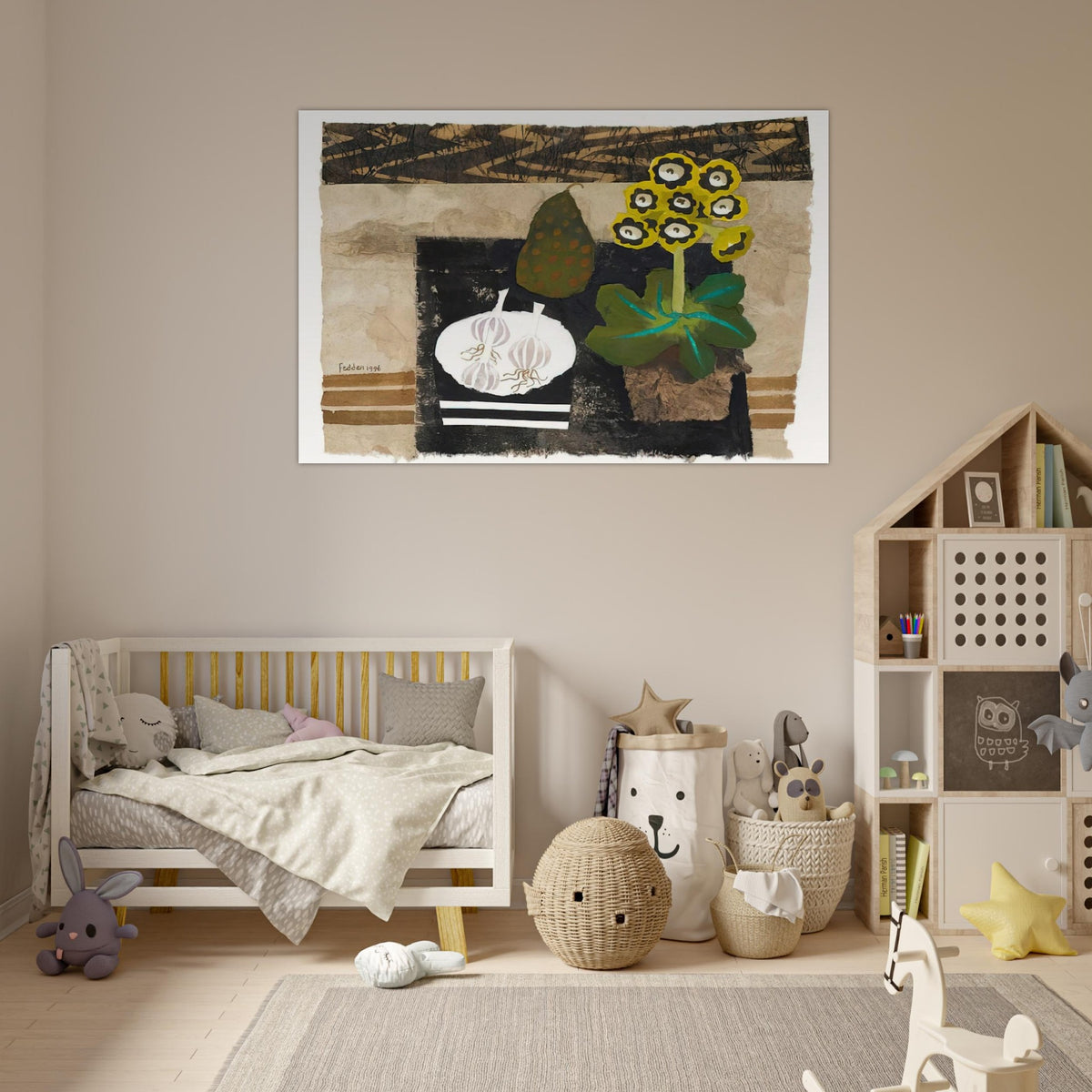 Auricula - 1996 - Mary Fedden Art Prints - 100x150 cm / 40x60″ inches | Mary Fedden Poster | Mary Fedden Prints