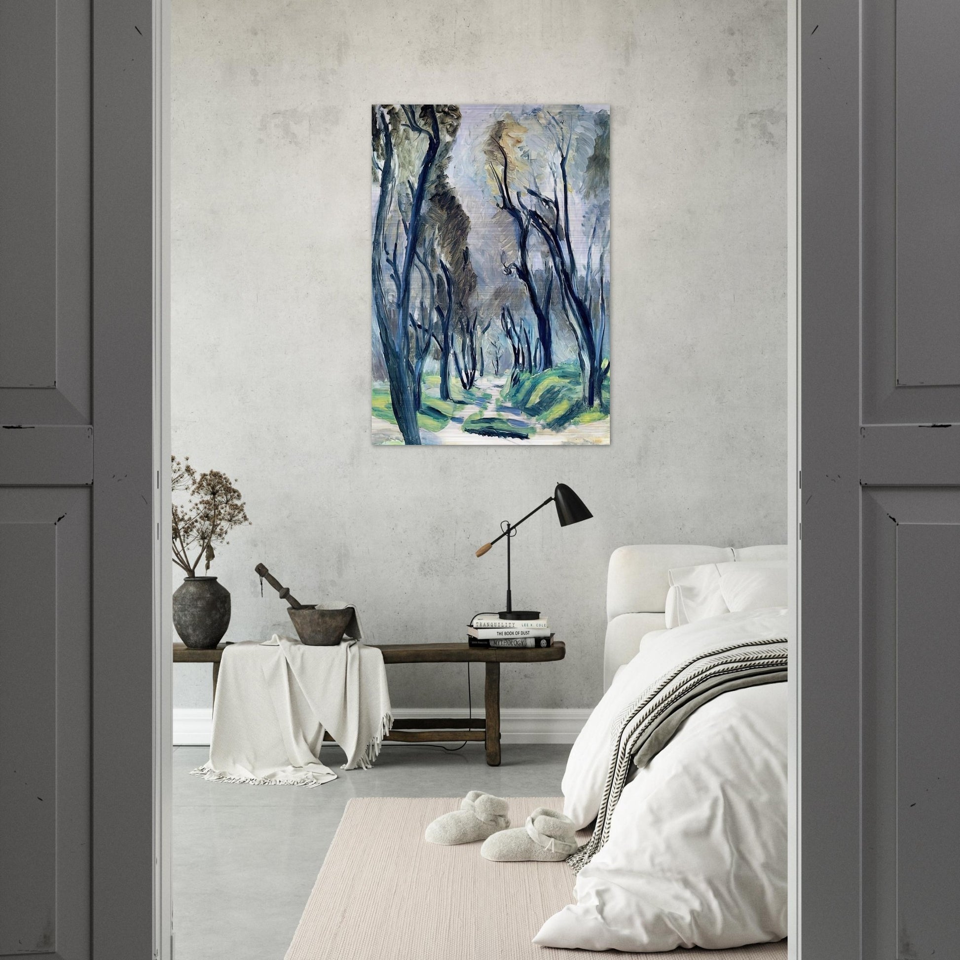 THE PATH OF OLIVE TREES 1920 - Henri Matisse Brushed Aluminum Print - 70x100 cm / 28x40 inches | Henri Matisse Aluminum Print | Henri Matisse Prints