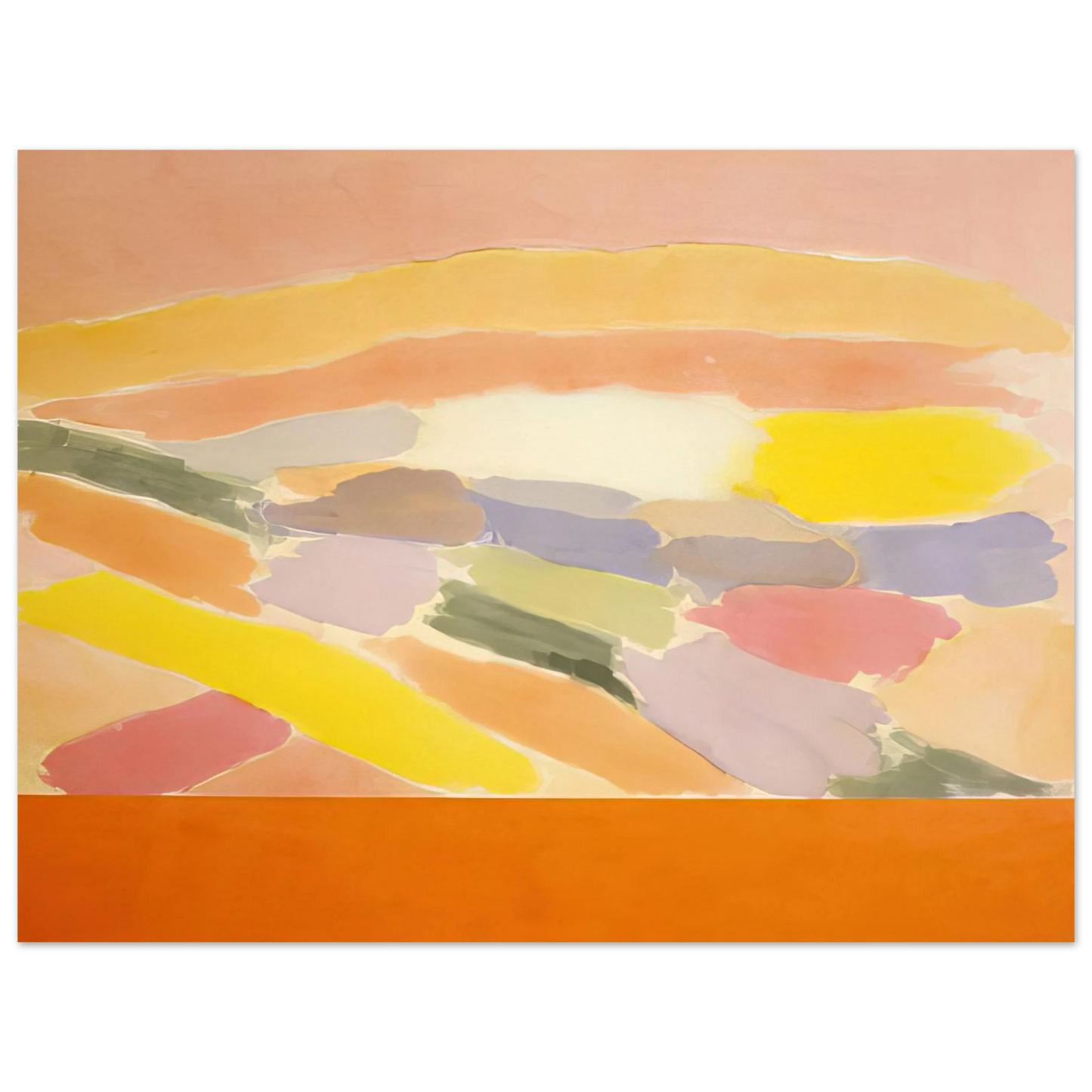 Ronnie Landfield - Arielle - 1978  75x100 cm / 30x40inches Fine Art Poster