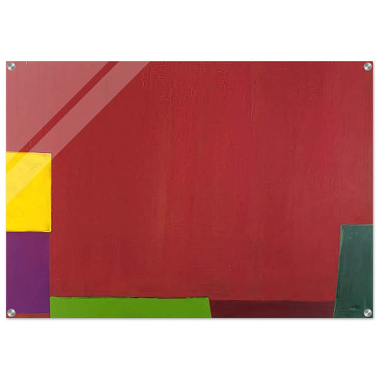 18.6.65 - 1965 - John Hoyland Acrylic Print - 70x100 cm / 28x40″ inches