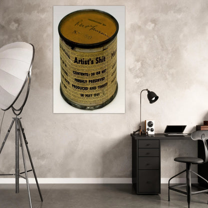Artist's Shit - Piero Manzoni Art Prints - 100x150 cm / 40x60″ inches | Piero Manzoni Poster | Piero Manzoni Prints