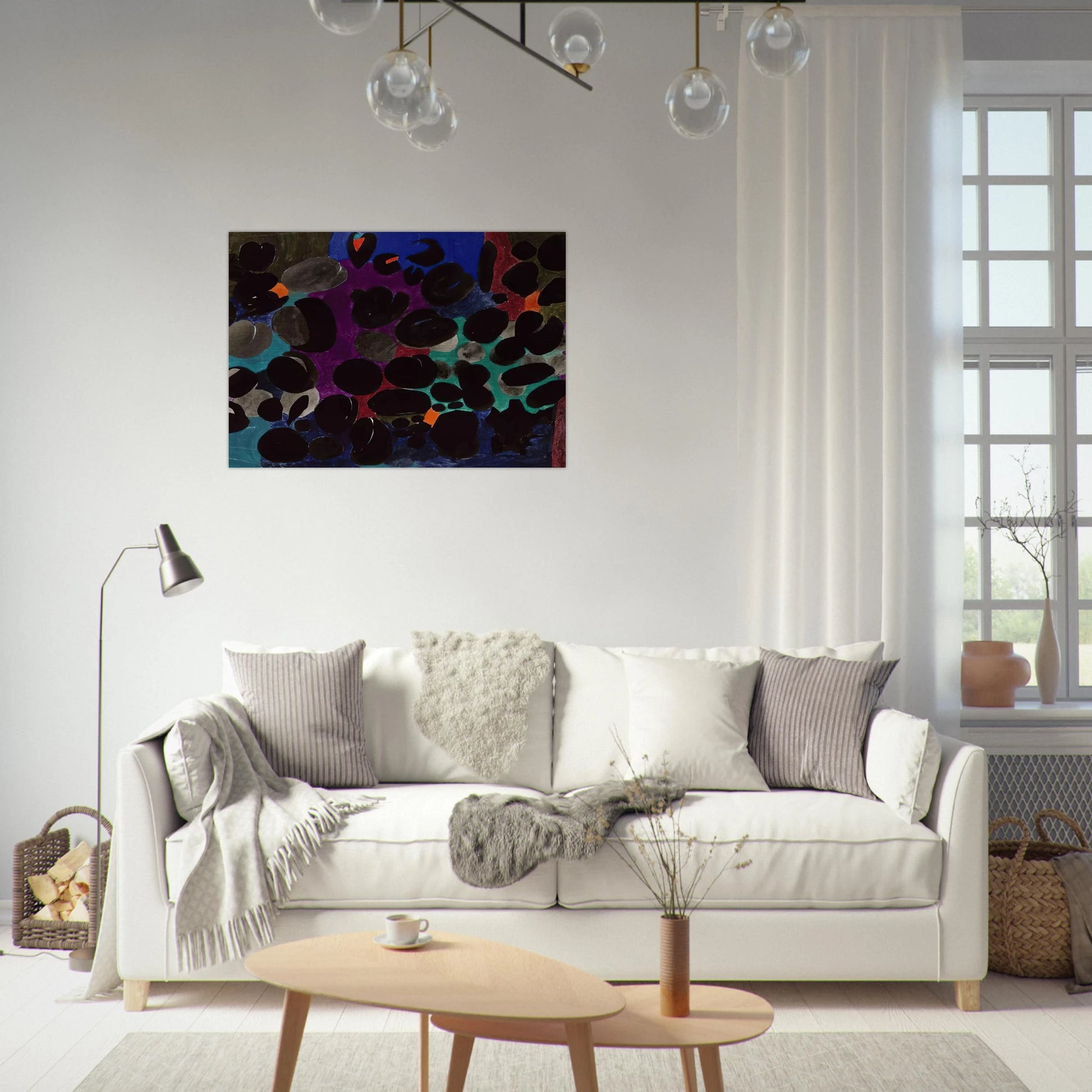 Plumen - Abstract Art - Johannes Itten Brushed Aluminum Print - 70x100 cm / 28x40 inches | Johannes Itten Aluminum Print | Johannes Itten Prints