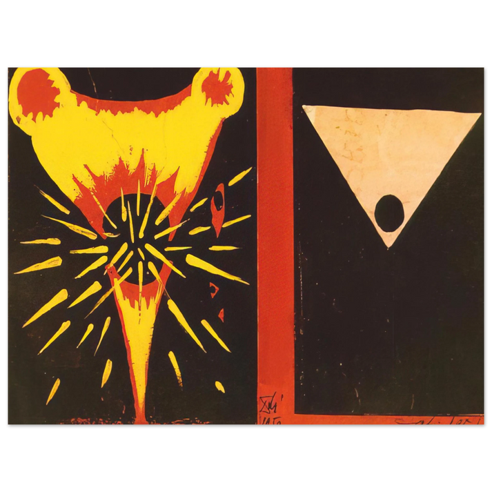 Salvador Dali - STUDY FOR CHRIST OF ST JOHN OF THE CROSS 1951  75x100 cm / 30x40inches Fine Art Poster