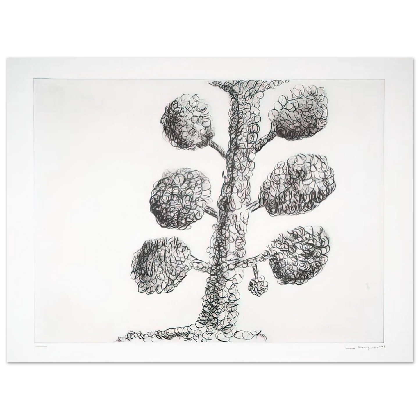 Louise Bourgeois - TREE 1998  75x100 cm / 30x40inches Fine Art Poster