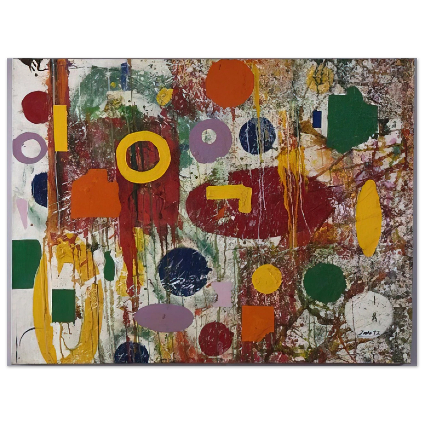Taro Yamamoto - UNTITLED 1972 2  75x100 cm / 30x40inches Fine Art Poster