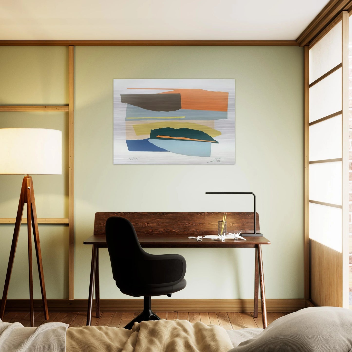 Niagara Series - 1980 - Larry Zox Brushed Aluminum Print - 70x100 cm / 28x40 inches | Larry Zox Aluminum Print | Larry Zox Prints