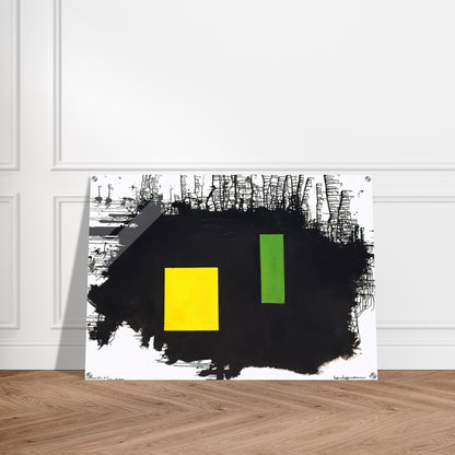 To J.F.K. - A Thousand Roots Did Die With Thee - Hans Hofmann Acrylic Print - 70x100 cm / 28x40″ inches | Hans Hofmann Wall Art | Hans Hofmann Prints