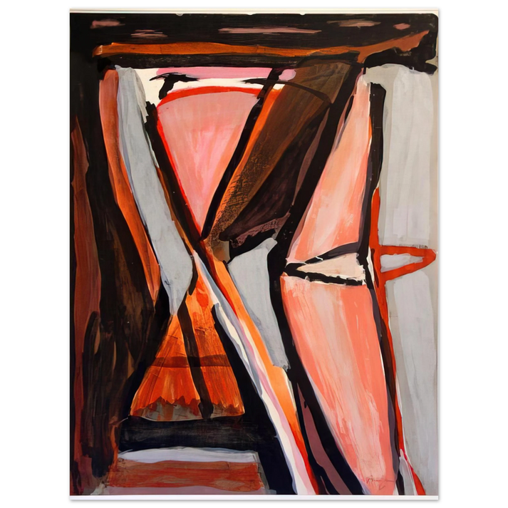 Bram van Velde - L'attrait - 1978  75x100 cm / 30x40inches Fine Art Poster