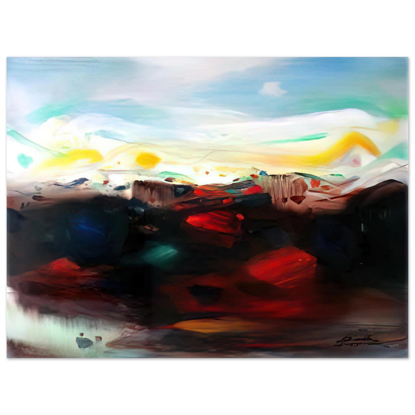 Chu teh Chun - UNTITLED 2007  75x100 cm / 30x40inches Fine Art Poster