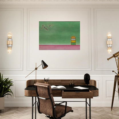 GREEN EMPTYNESS 1930 - Wassily Kandinsky Brushed Aluminum Print - 70x100 cm / 28x40 inches | Wassily Kandinsky Aluminum Print | Wassily Kandinsky Prints