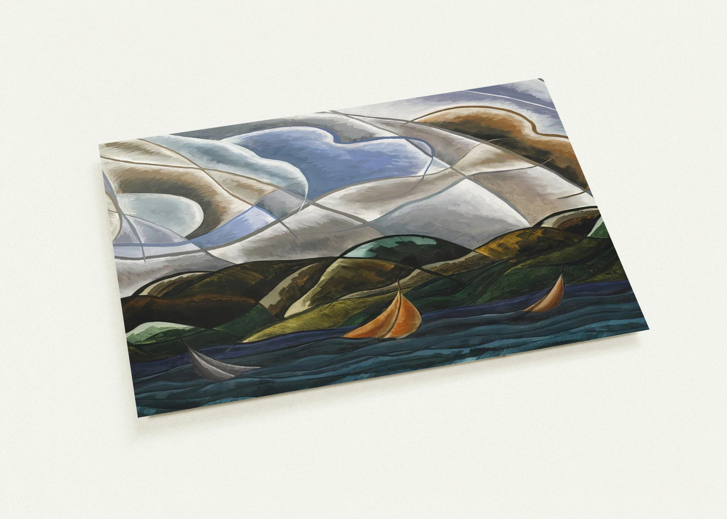 Clouds and Water - 1930 By Arthur Dove Pack of 10 Post Cards | Arthur Dove Post Cards | A6 (10.5 x 14.8 cm) - 4.1 x 5.8 inches