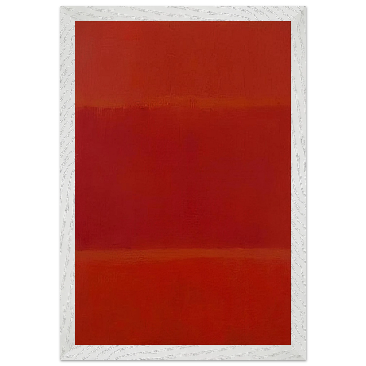 Mark Rothko - Red and Orange - 1955 Wall Art - 60x80 cm / 24x32 inches - Premium Wooden Framed Poster With Fine Art Paper-canvas - Black frame