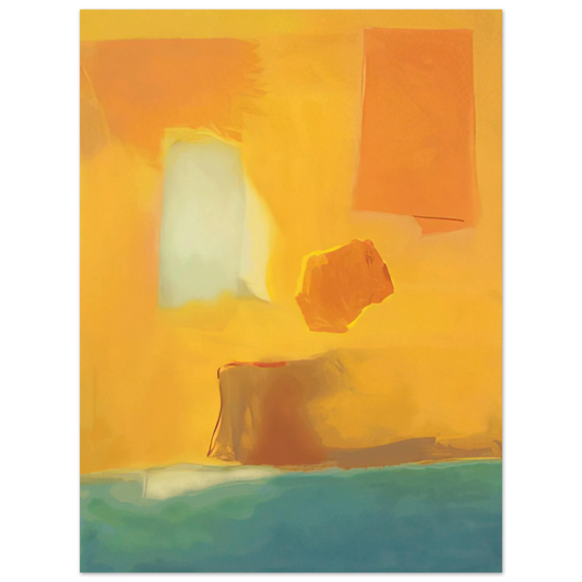 Esteban Vicente - UNTITLED 1985  75x100 cm / 30x40inches Fine Art Poster